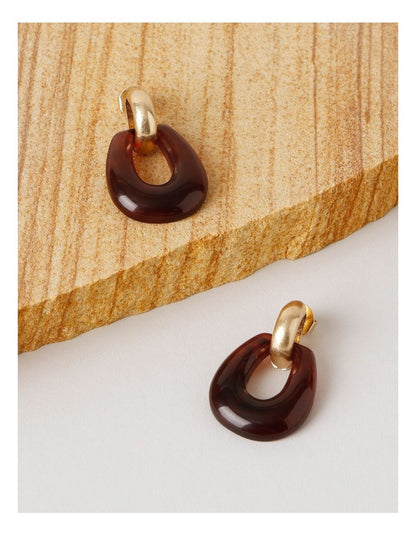 Hoop Earring in Red