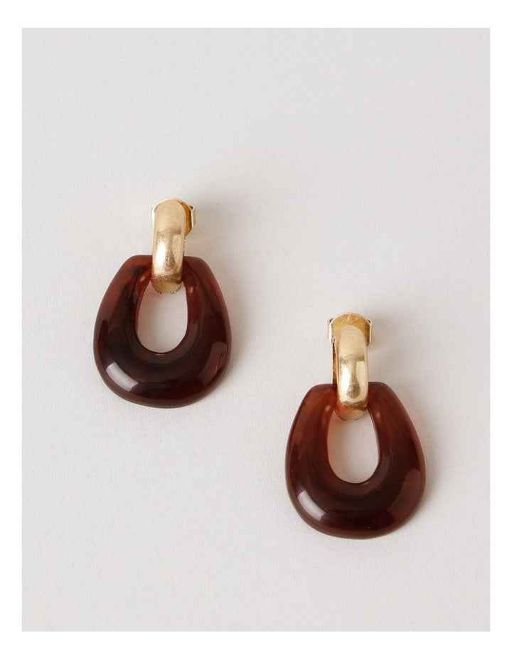 Hoop Earring in Red