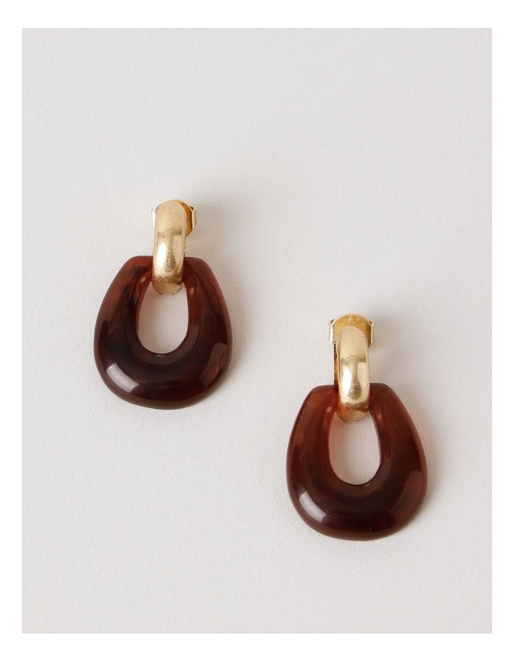 Hoop Earring in Red