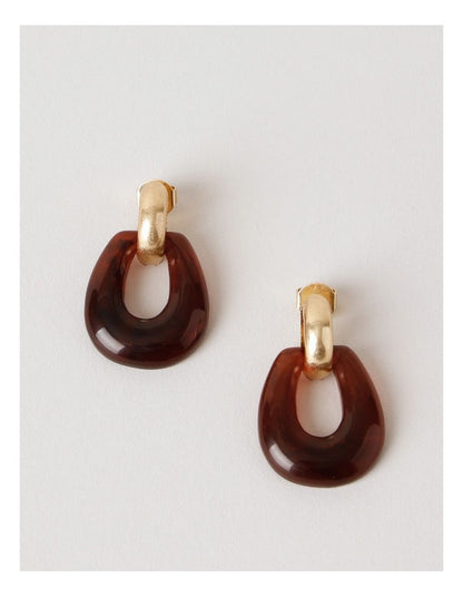 Hoop Earring in Red