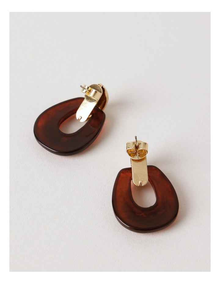 Hoop Earring in Red