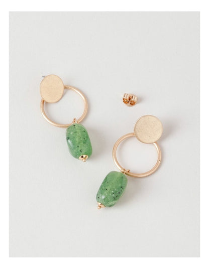 Drop Earring in Green