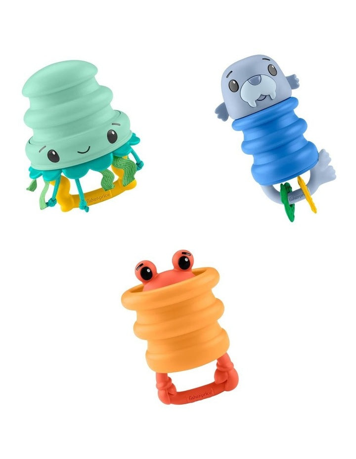 Squishseas Silicone Rattles