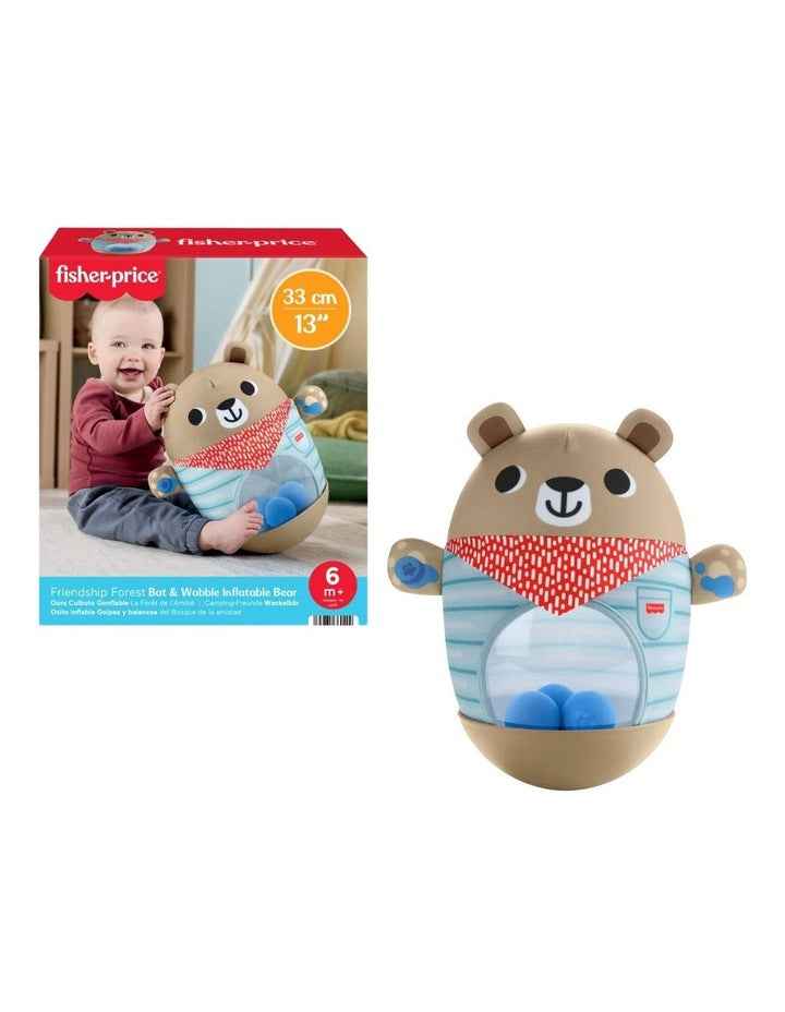Friendship Forest Bat And Wobble Inflatable Bear