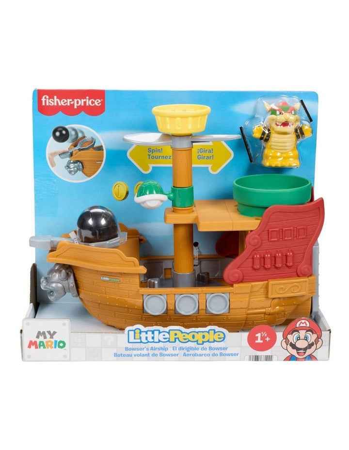 Little People My Mario Bowsers Airship & Figure Set
