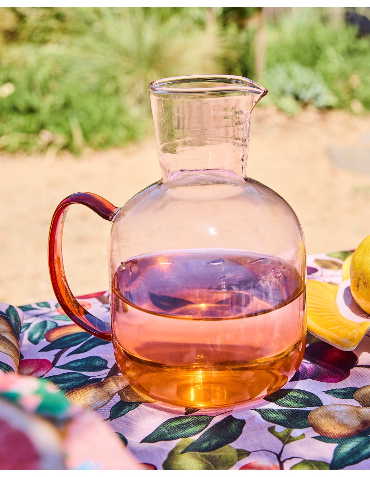 Marshmallow And Marmalade 1L Handmade Glass Carafe and Tumbler Set