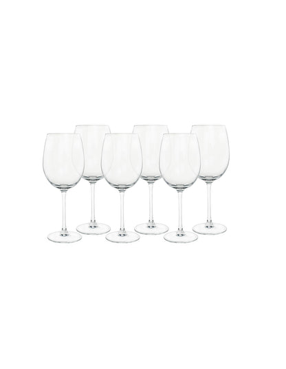 Westbourne White Wine Glasses Set of 6 Clear