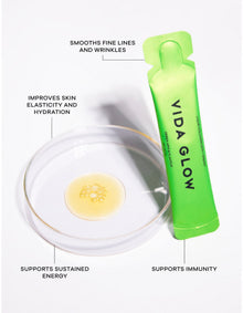 Liquid Collagen Skin + Energy Green Apple - 15 sachets