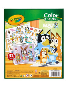 Bluey Color And Sticker Book