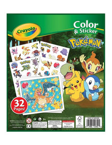 Crayola Color & Sticker - Pokemon