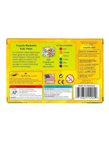 Washable 6ct Paints