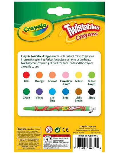 12ct Twistables Crayons