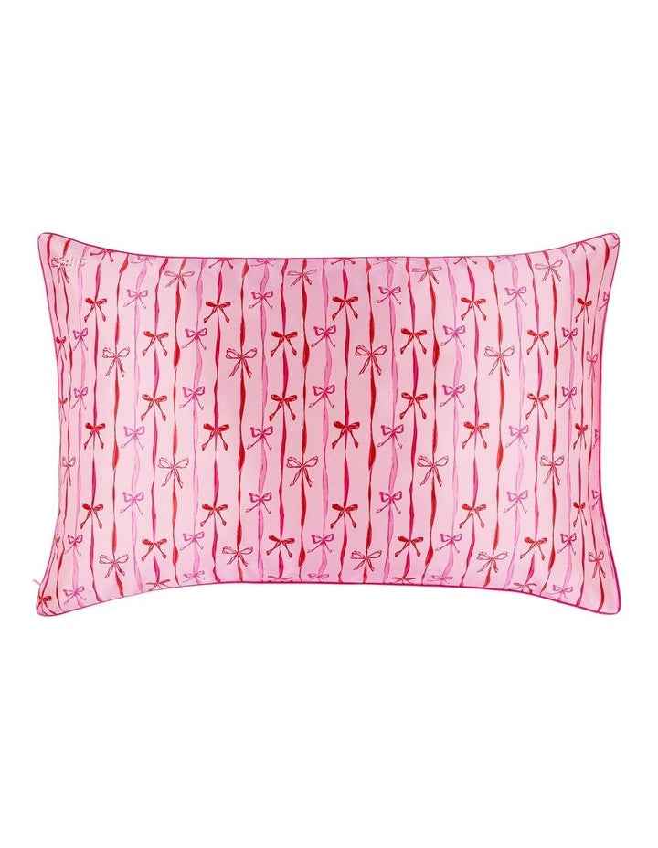 Pure Silk Pillowcase in Strawberry Cupcake