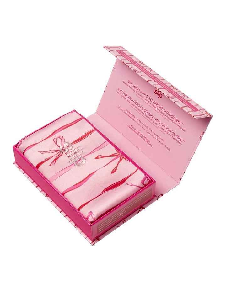 Pure Silk Pillowcase in Strawberry Cupcake