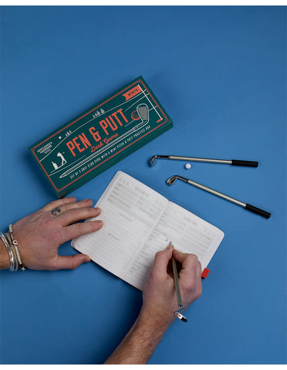 Golf Club Pens and Putt Practice