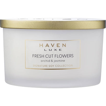 Haven Luxe Fresh Cut Flowers Signature Soy Blend Candle each