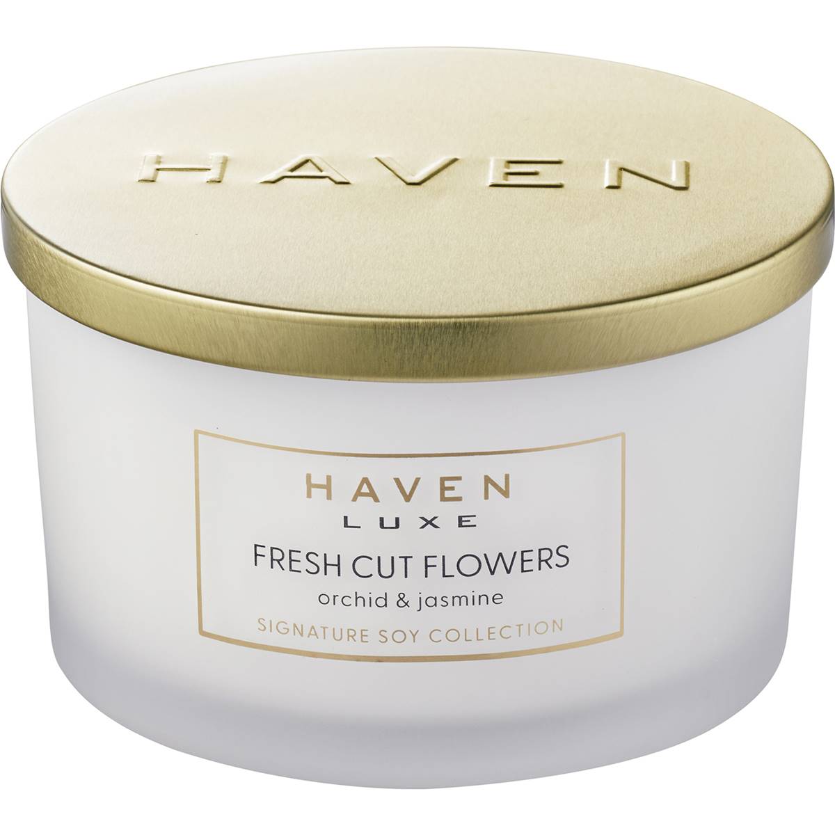 Haven Luxe Fresh Cut Flowers Signature Soy Blend Candle each