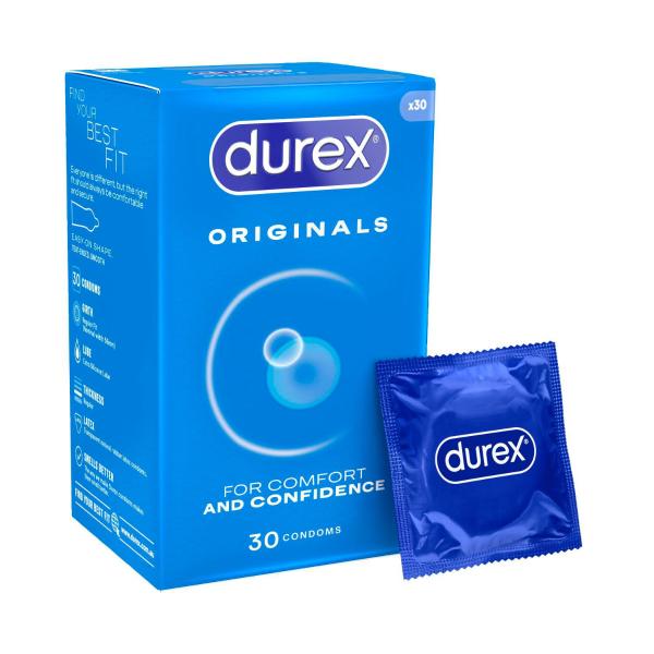 DUREX REGULAR CONDOMS 30 PACK