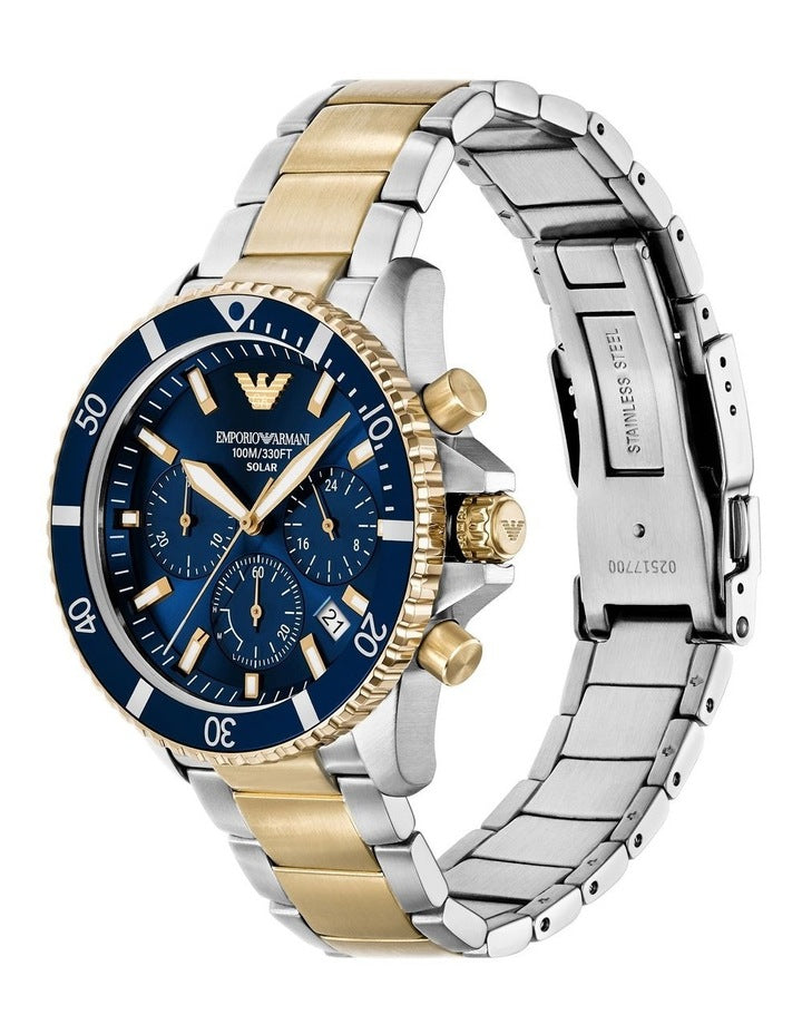 AR11740 World Explorer Chronograph Watch in Silver