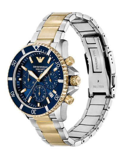 AR11740 World Explorer Chronograph Watch in Silver