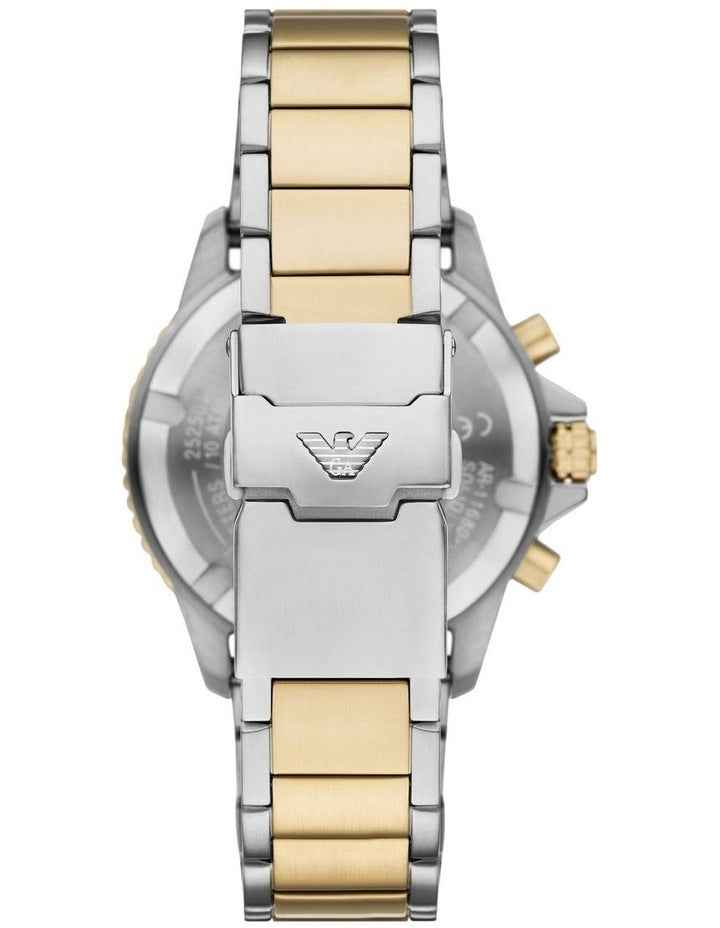 Men's Chronograph Watch - Silver Stainless Steel