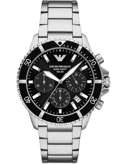 AR11739 World Explorer Chronograph Watch in Silver