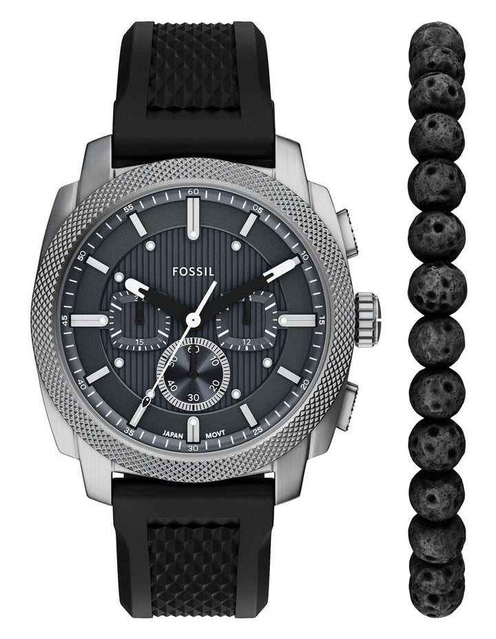 FS6145SET Machine Chronograph Watch in Silver