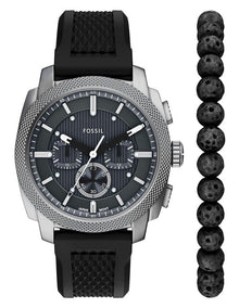 FS6145SET Machine Chronograph Watch in Silver