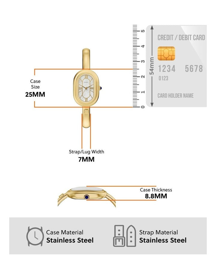 Sloan Analogue Watch ES5444 in Gold