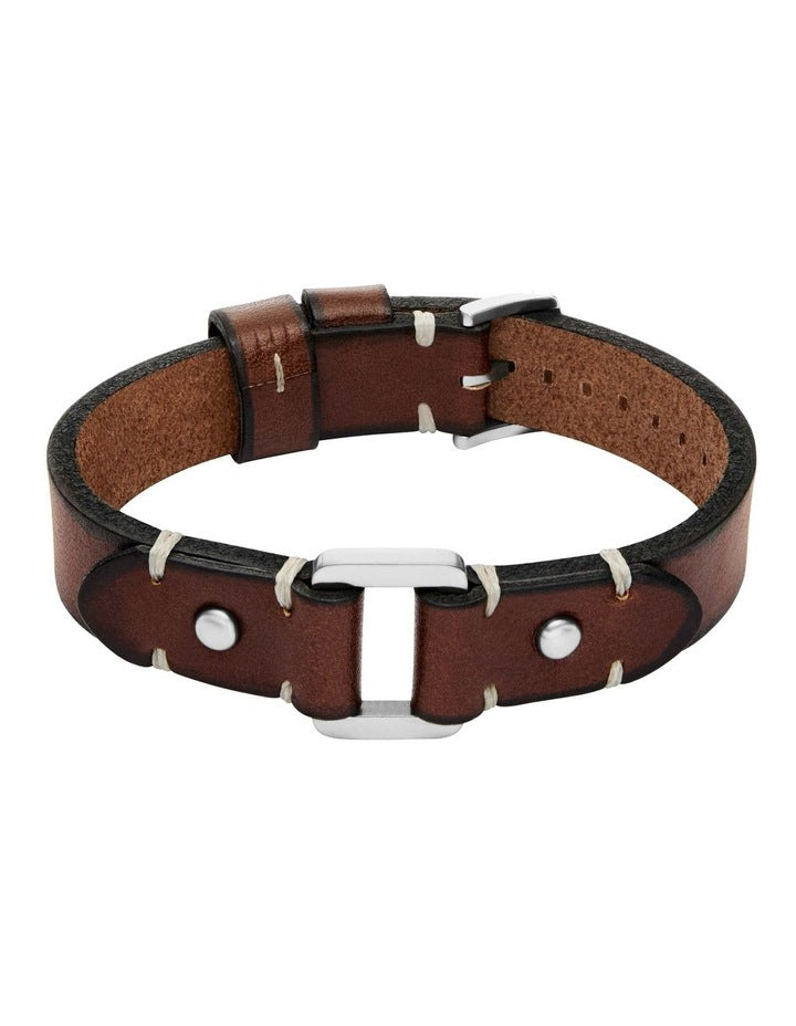 JF04942040 Machine Bracelet in Brown