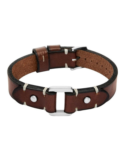 JF04942040 Machine Bracelet in Brown