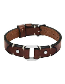 JF04942040 Machine Bracelet in Brown