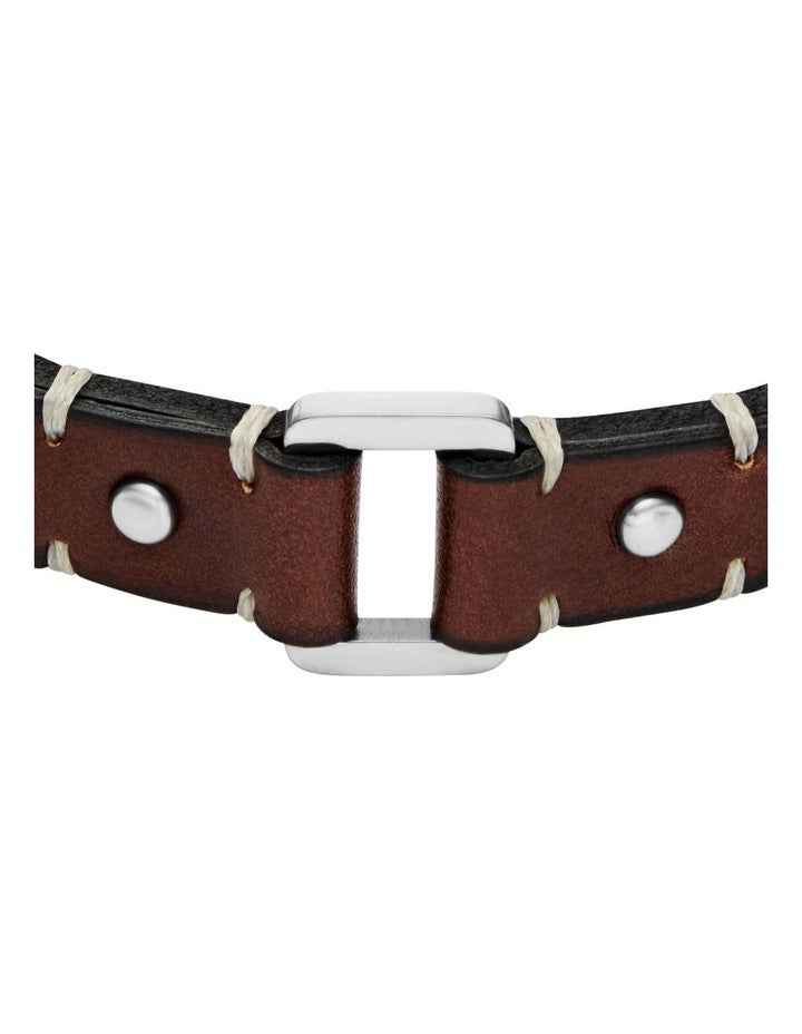 JF04942040 Machine Bracelet in Brown