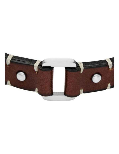 JF04942040 Machine Bracelet in Brown
