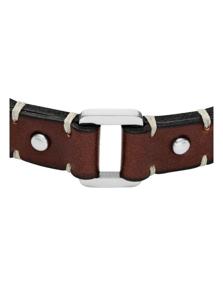 JF04942040 Machine Bracelet in Brown