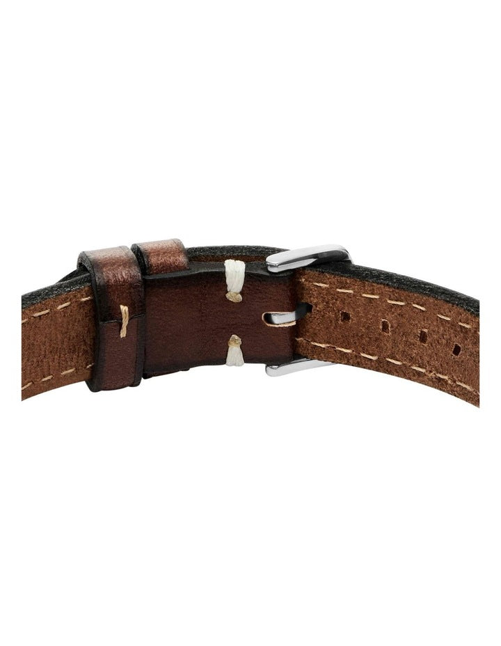 JF04941040 Machine Bracelet in Brown