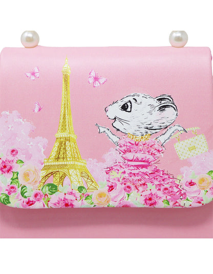 CLARIS HANDBAG WITH PEARL HANDLE