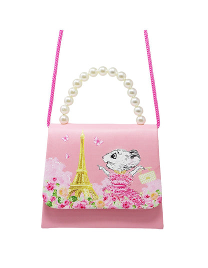 CLARIS HANDBAG WITH PEARL HANDLE