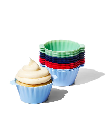 SILICONE BAKING CUPS SET OF 12