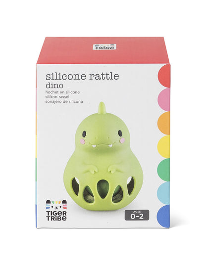 SILICONE RATTLE - DINO