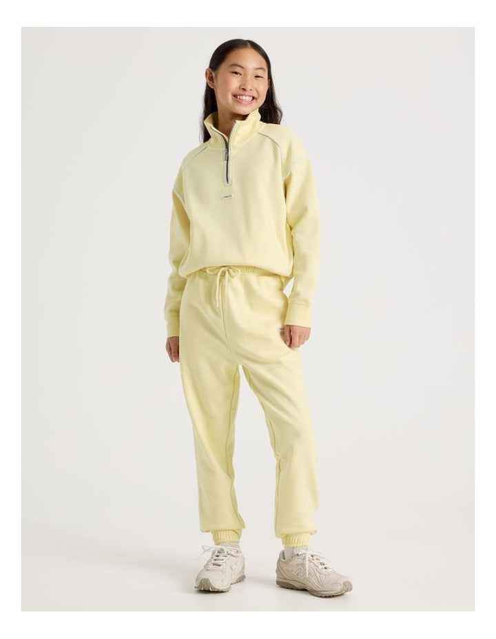Sunday Club Baggy Trackpant in Lemon