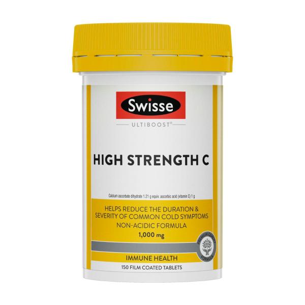 SWISSE ULTIBOOST HIGH STRENGTH C 1000MG TABLETS 150 PACK
