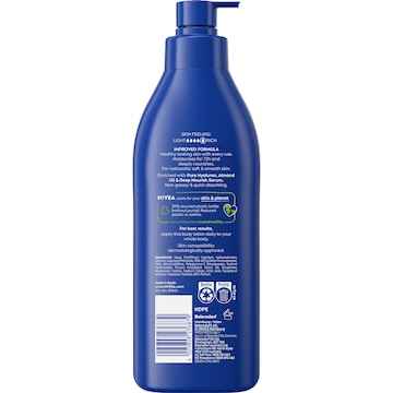 Nivea Rich Nourishing Body Lotion 72hr Moisturiser For Dry Skin 400mL