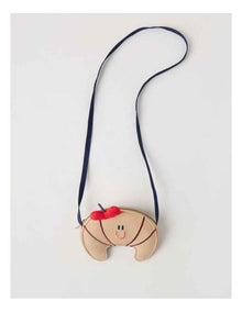 Croissant Crossbody Bag in Brown