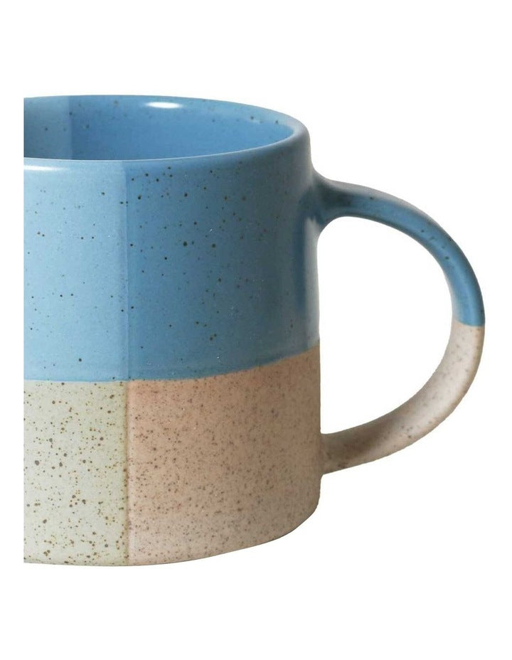 Four Square Mug 385ml in Blue