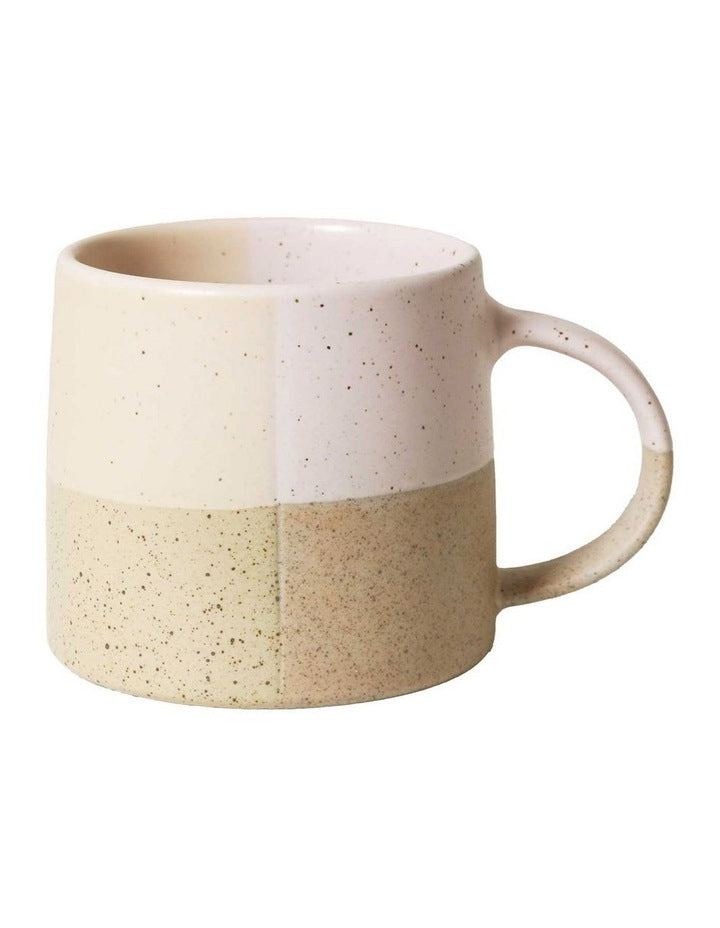Four Square Mug 385ml in Pink