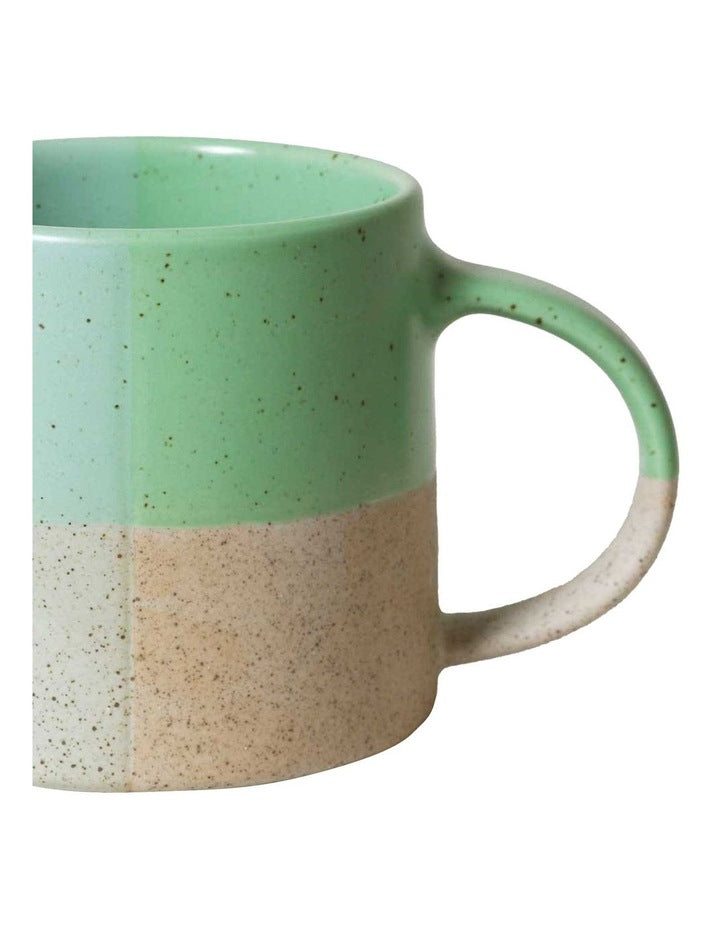 Four Square Mug 385ml in Green