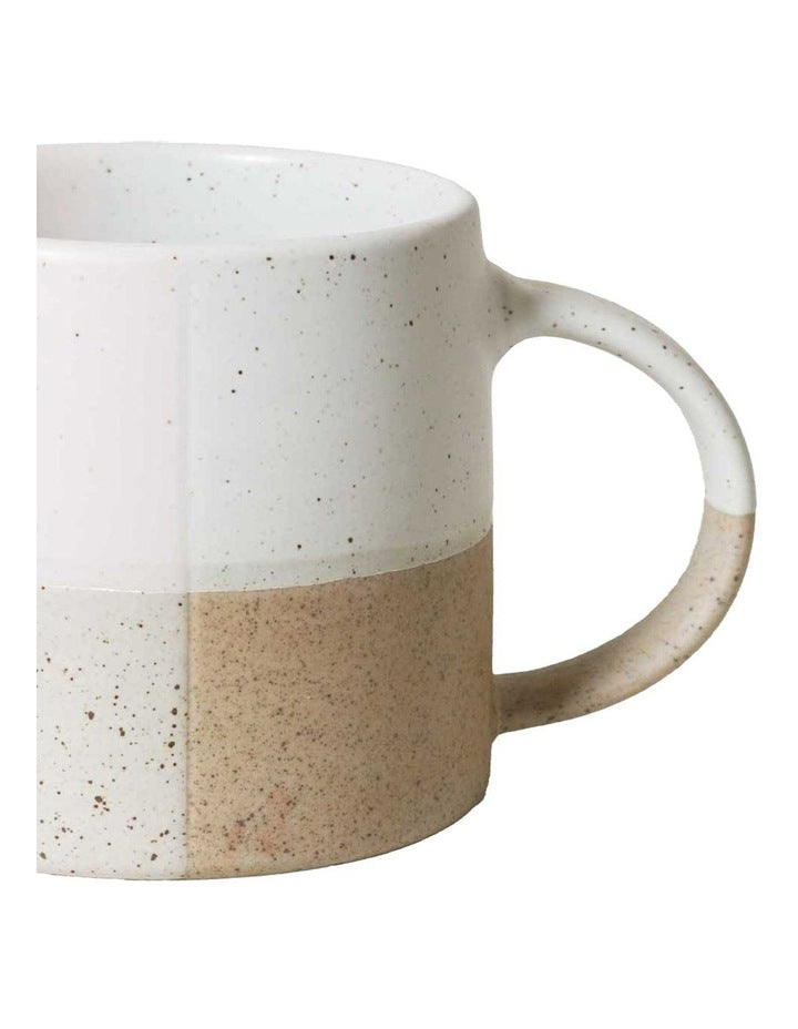 Four Square Mug 385ml in Beige