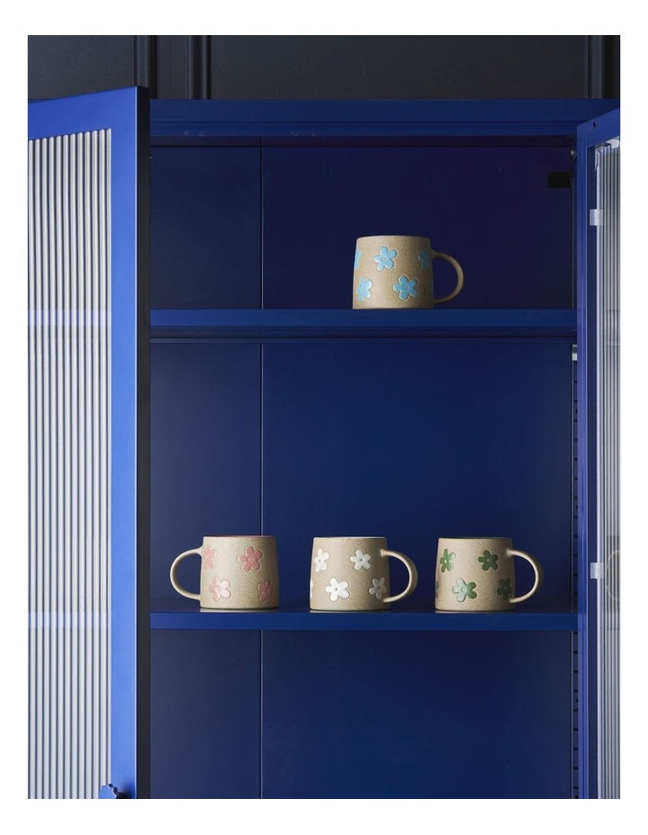 Molly Mug Etched 385ml in Blue