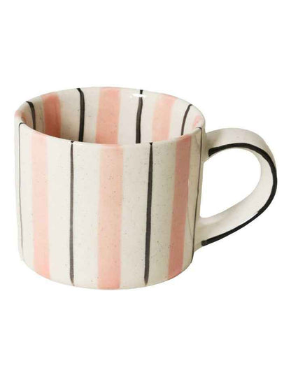 Madeaux Handbrushed Mug 375ml Set of 2 in Tickled Pink